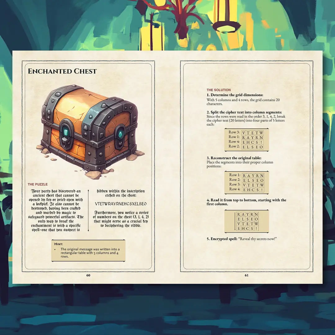  "Coin Puzzles and Lock Challenges For Your Adventures," featuring illustrated coins, puzzle pieces, locks, and treasure chests. Designed for tabletop roleplaying Game Masters, this guide highlights creative coin-based riddles, chest and door puzzles, and adventure hooks to add interactive and memorable challenges to any campaign. a4play.com