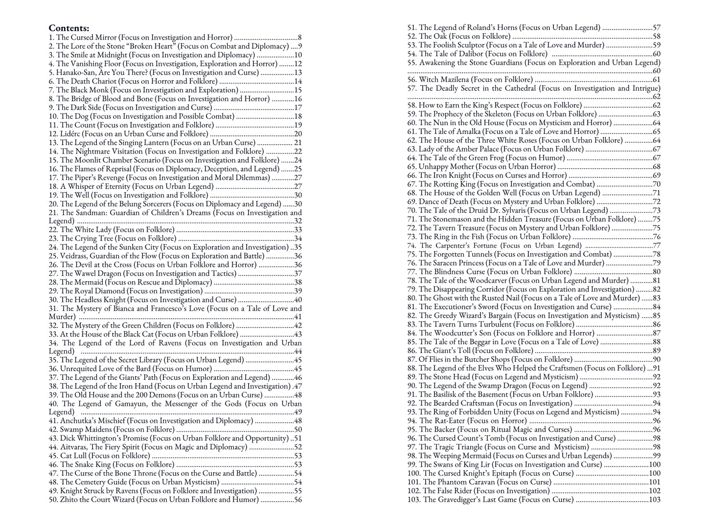 Urban Scenarios B&W Edition