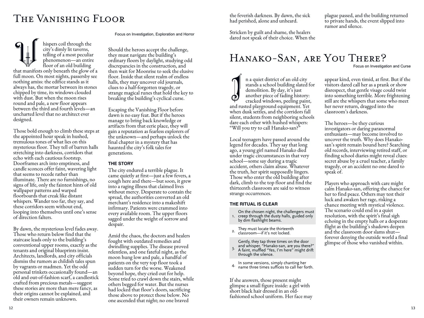 Urban Scenarios B&W Edition