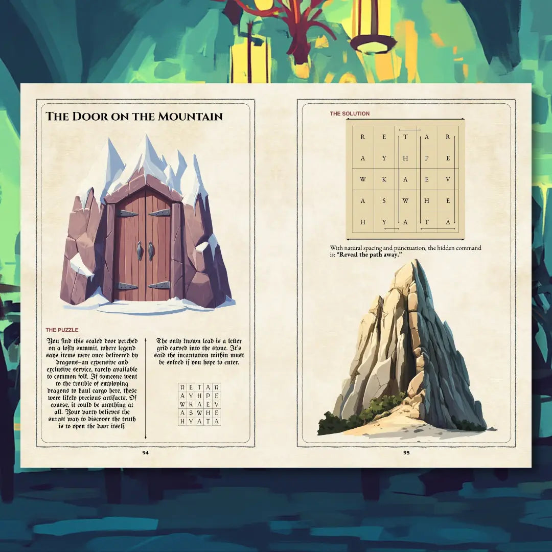 Puzzle "Coin Puzzles and Lock Challenges For Your Adventures," featuring illustrated coins, puzzle pieces, locks, and treasure chests. Designed for tabletop roleplaying Game Masters, this guide highlights creative coin-based riddles, chest and door puzzles, and adventure hooks to add interactive and memorable challenges to any campaign. a4play.com