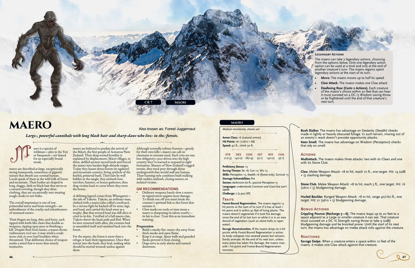 Oceanian Bestiary 5E