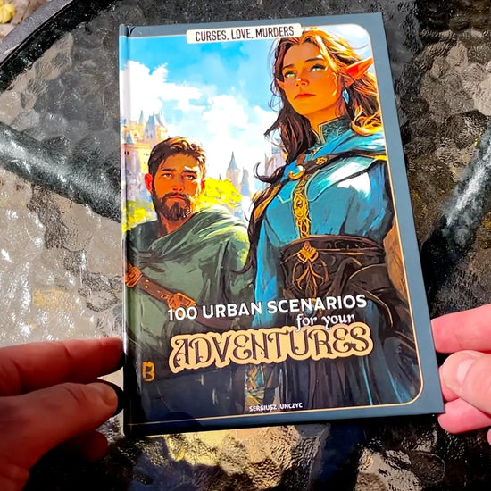 Video review of the urban folklore RPG adventure book on A4Play.com, featuring a detailed walkthrough of each page. The video showcases city-based scenarios, adventure plot hooks, legends, myths, and mysteries perfect for tabletop RPG campaigns. Ideal for game masters and players searching for urban adventure ideas, RPG books, folklore-inspired plot hooks, and roleplaying game supplements. Watch to explore the book's unique scenarios and creative resources for campaign storytelling. a4play.com